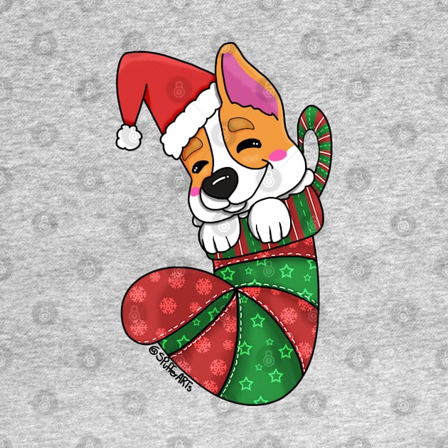 Stocking Stuffer Corgi Puppy by SPufferARTs